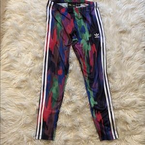 Adidas watercolor leggings